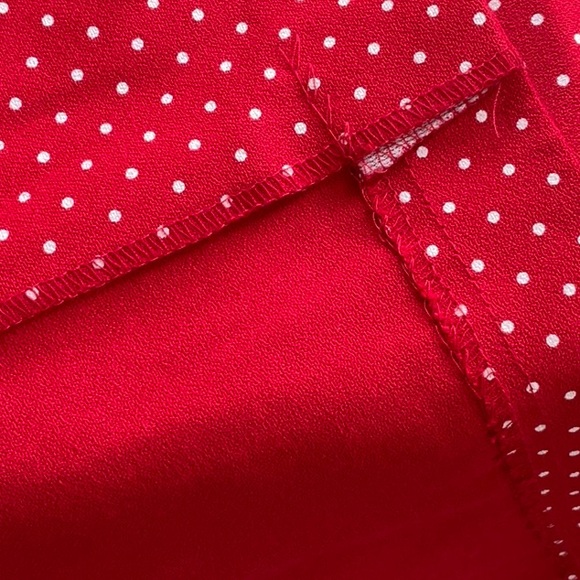 Jessica Howard Size 8P polka dots Red Dress Pretty Woman vintage - Picture 7 of 7